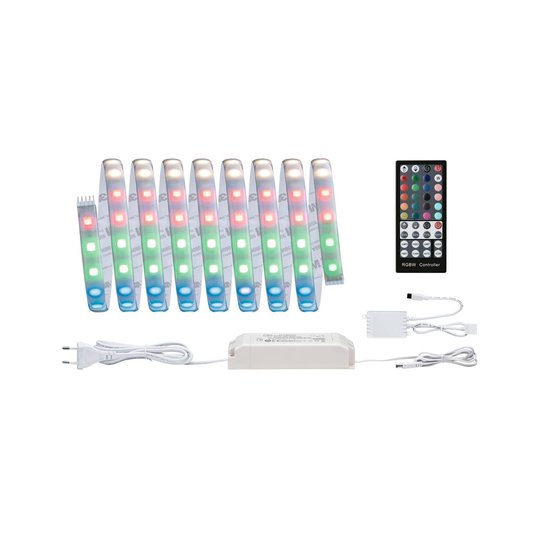 300 cm – LED-nauha peruspaketti RGB + lämmin valk.
