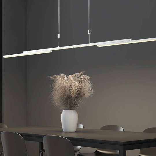 B-Leuchten Expanda-X LED-riippuvalaisin, nikkeli