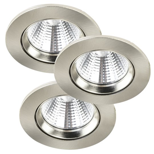 LED-kattouppovalaisin Freemont 2 700 K 3 kpl teräs