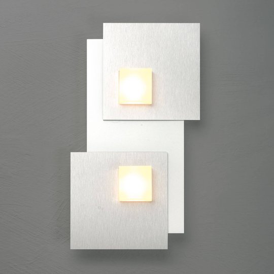 Bopp Pixel 2.0 LED-kattovalaisin 2-lamp., alu