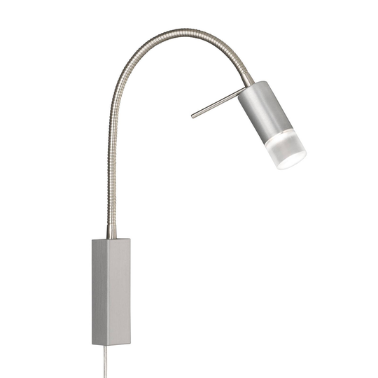 LED-seinävalo River, säätövarsi, lasivarjostin
