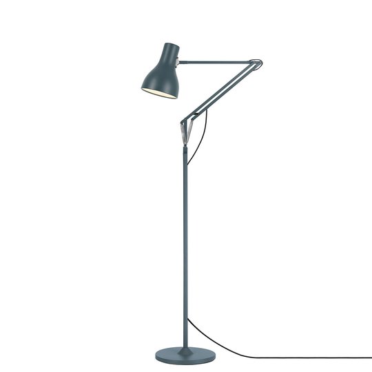 Anglepoise Type 75 -lattiavalaisin, siniharmaa
