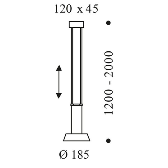 OLIGO Glance LED-riippuvalo, 1 lamp. punainen