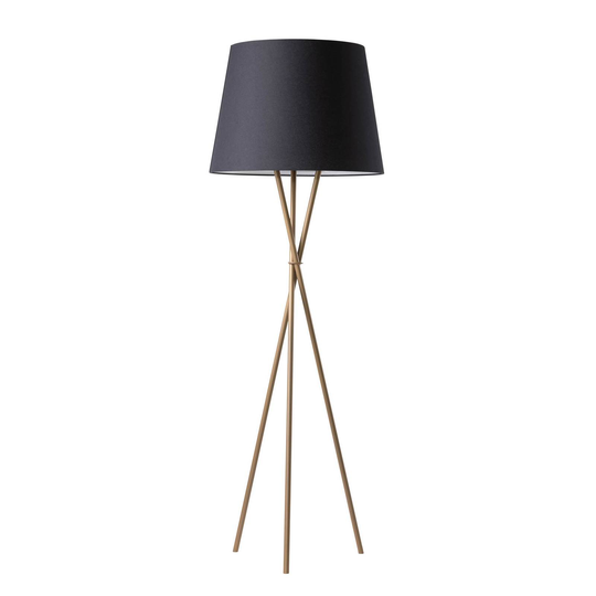 Ozonos Hailey AC-1 Plus-LED-lattiavalo kulta/musta