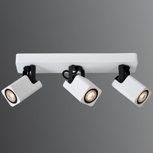 Valkoinen LED-kattokohdevalo Roax, 3-lamppuinen
