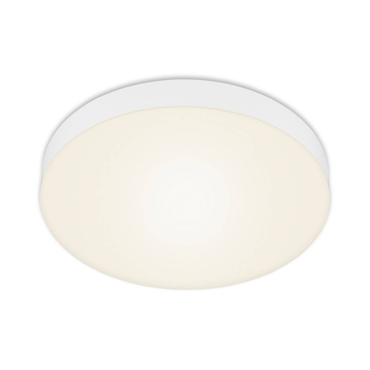 LED-kattovalaisin Flame, Ø 28,7 cm, valkoinen