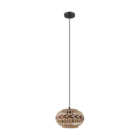 Riippuvalo Dondarrion, natur/viininpunainen, Ø26cm