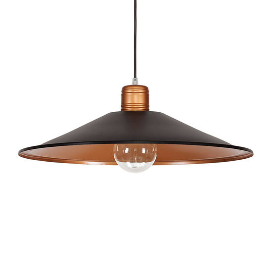 Garret I -riippuvalo tummanruskea/kupari Ø 50cm