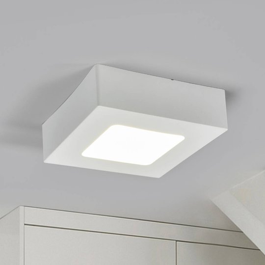 LED-kattovalo Marlo valkoinen 4000K kulmikas 12 cm