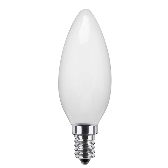 LED-kynttilälamppu E14 4 W 2200K Ra90 dim, opaali