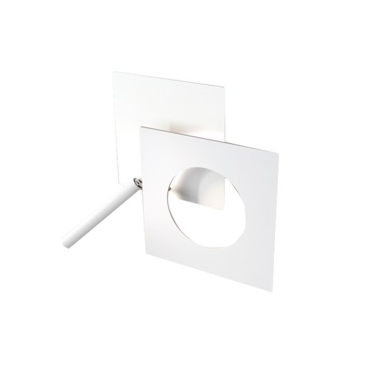 ICONE-LED-seinävalaisin Petra 21.L, valkoinen