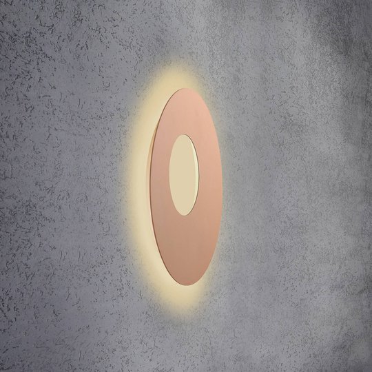 Escale Blade Open -LED-seinävalaisin, roosa, Ø59cm