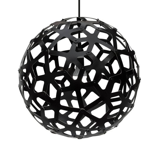 david trubridge Coral -riippuvalo, Ø 40 cm, musta
