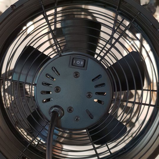Pöytätuuletin Breeze, Ø20cm, pronssi/saksanpähkinä