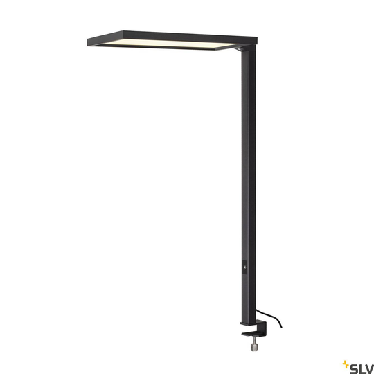 SLV Worklight -LED-klipsilamppu, musta