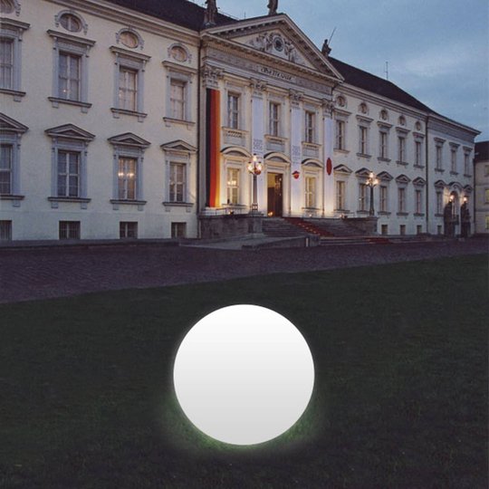 Pallovalaisin Snowball valk., alumiinijalka 60 cm