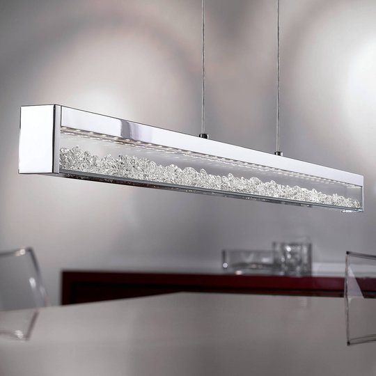 Cardito-riippuvalaisin Asfour-kristall. 100 cm LED