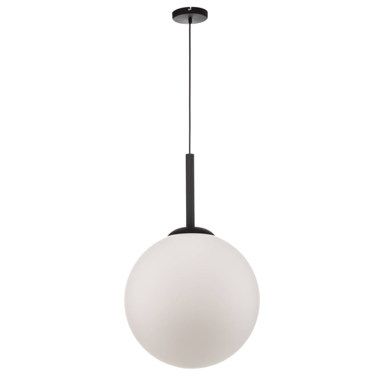 Riippuvalo Bosso, 1-lamppuinen, valko/musta, 50 cm