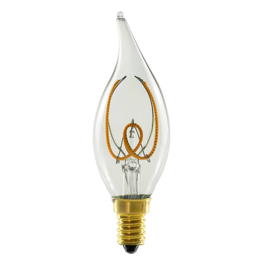 SEGULA LED-kynttilä tuuli E14 3,2W 2 200 K himmen.