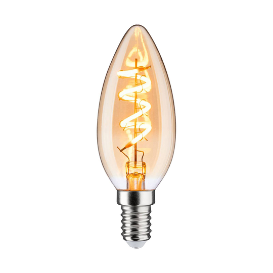 Paulmann-LED-kynttilälamppu E14 4W 1 800 K kulta