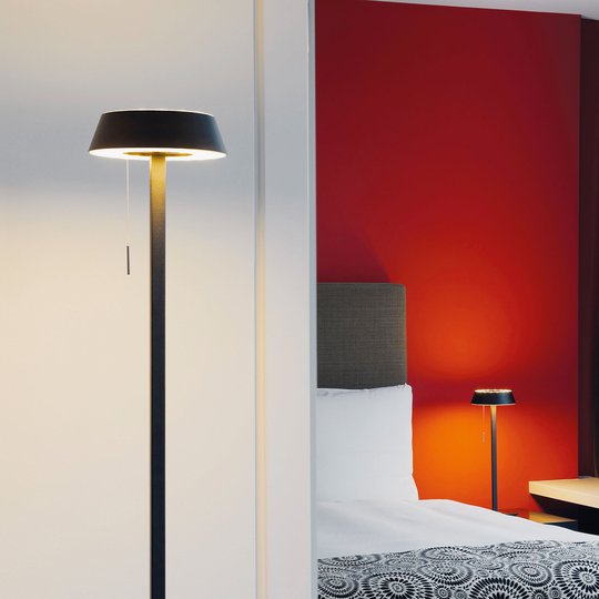 OLIGO Glance LED-lattiavalaisin, matta musta