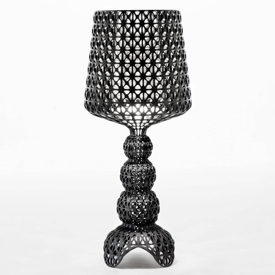 Kartell Mini Kabuki -LED-pöytälamppu, musta