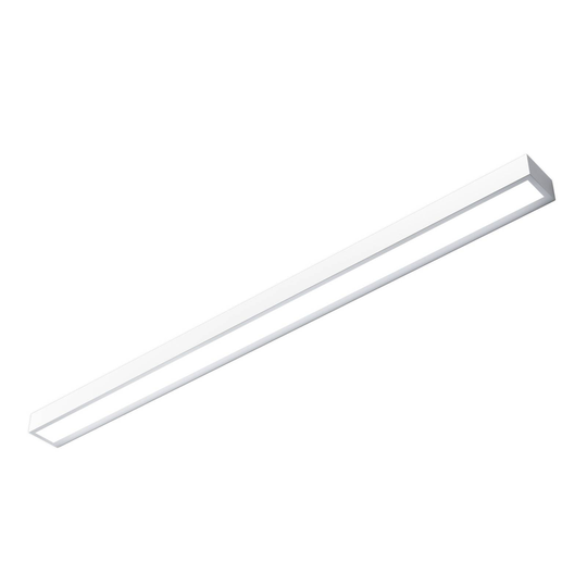 LED-seinävalo Mera, leveys 120cm valkoinen 4 000 K