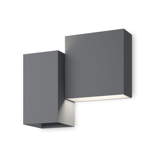 Vibia Structural 2602 LED-seinävalo tummanharmaa