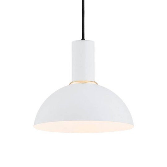 Riippuvalo Selma, 1-lamppuinen valkoinen, Ø 22 cm
