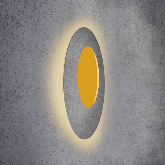 Escale Blade Open -LED-seinävalo RGB+W betoni 79cm