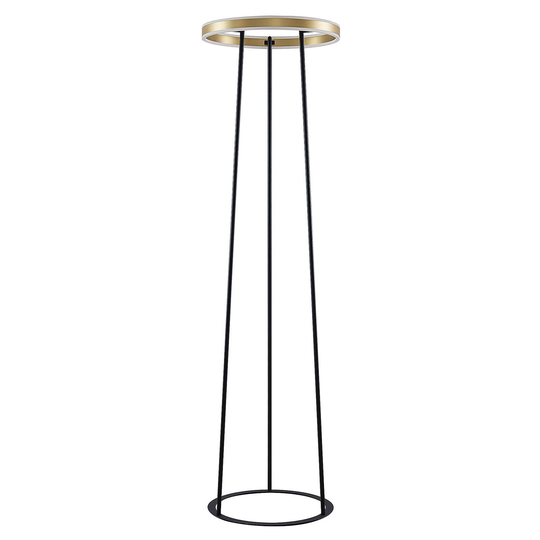Lucande Seppe -LED-lattiavalo, Ø 50 cm, nikkeli