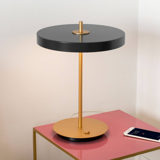 UMAGE Asteria table -pöytälamppu, antrasiitti