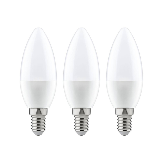 Paulmann-LED-kynttilälamppu E14 4W 2 700 K, 3 kpl