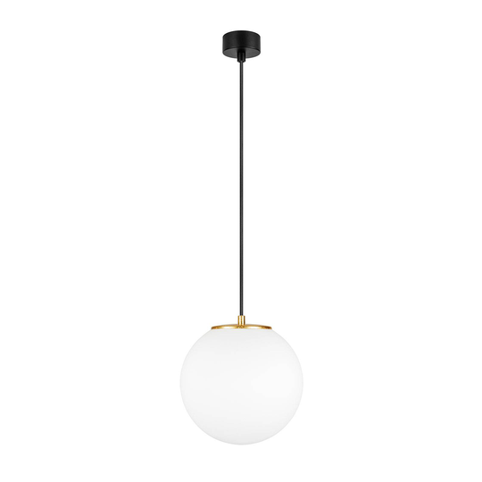 Riippuvalo Tsuki M, 1-lamppuinen Ø25cm musta/kulta