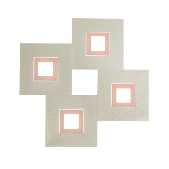 GROSSMANN Karree 4-lamppuinen 50x50, kupari