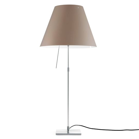Luceplan Costanza D13 alumiini/nougat