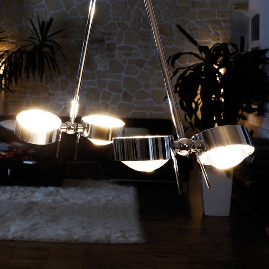 Riippuvalaisin PUK CEILING kromi 80 cm