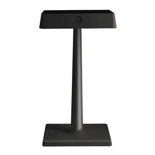 LED-pöytälamppu Algieba, akkukäyttöinen, musta