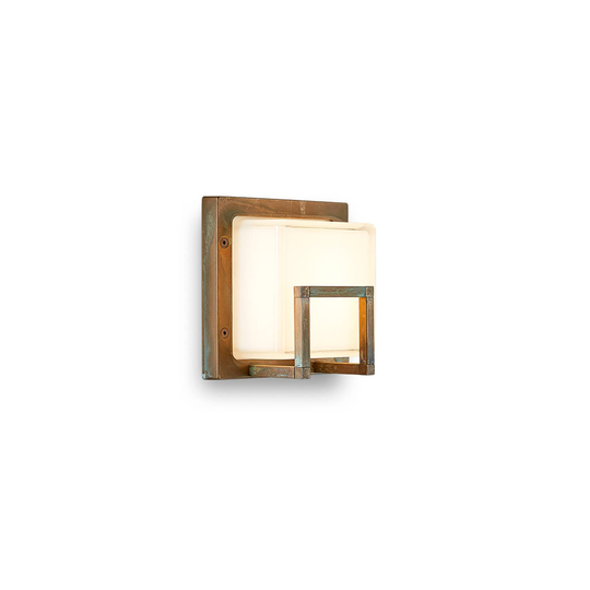 LED-ulkovalaisin Ice Cubic 3407, antiikkimessinki