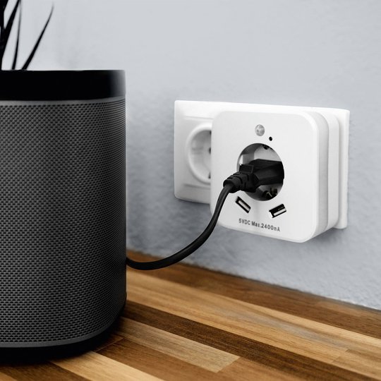 LED-yövalo SLED02 anturilla ja USB-liittimellä
