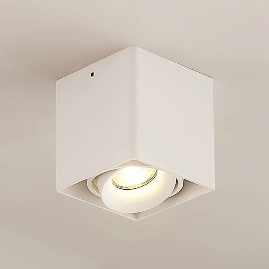 Arcchio Kubika -alasvalo, 1-lamp., valkoinen