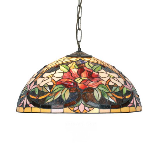 Tiffany-tyylinen Ariadne-riippuvalaisin, 1-lamp.
