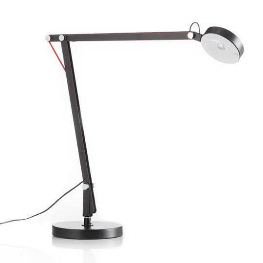 LED-työpöytälamppu Stina metallista, musta