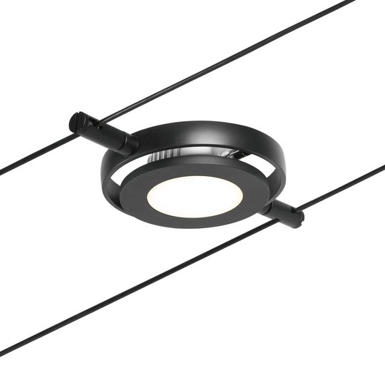 Paulmann Wire RoundMac 5-lamppuinen musta