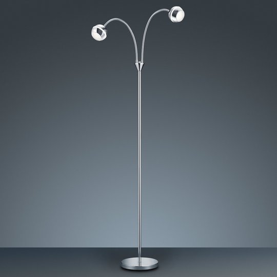 Kaksilamppuinen LED-lattiavalo Ada