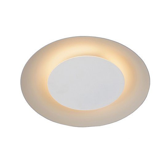 LED-kattovalaisin Foskal, valkoinen, Ø 21,5 cm