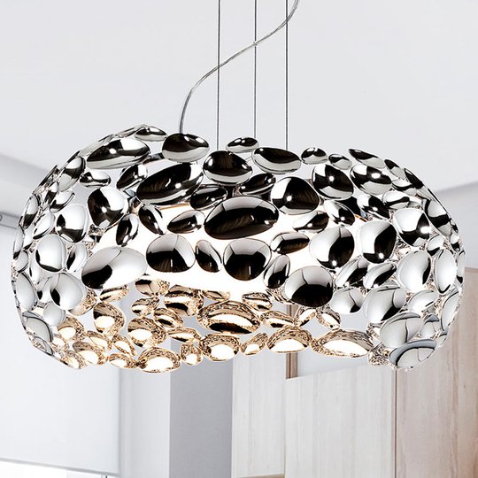 LED-riippuvalaisin Narisa 47 cm kiiltävä kromi