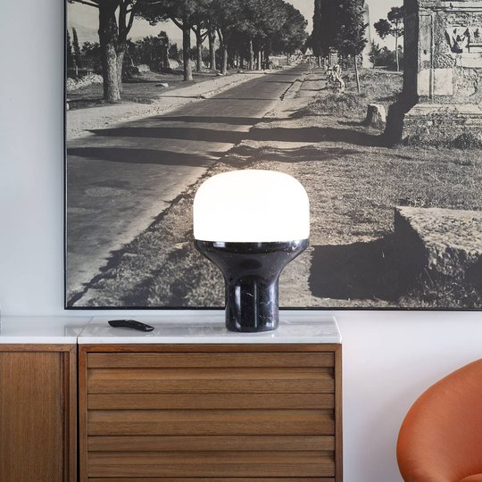 Martinelli Luce Delux -pöytälamppu 43 cm musta