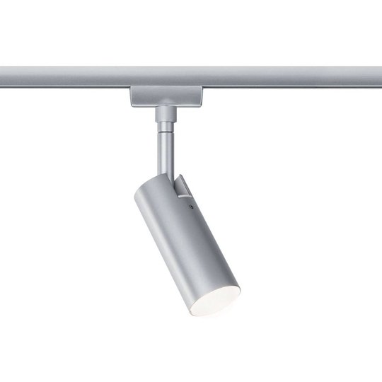 Paulmann URail Tubo LED-spotti, kromi matta
