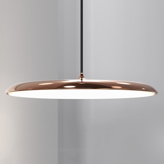Artist 40 - tasainen LED-riippuvalaisin, kupari